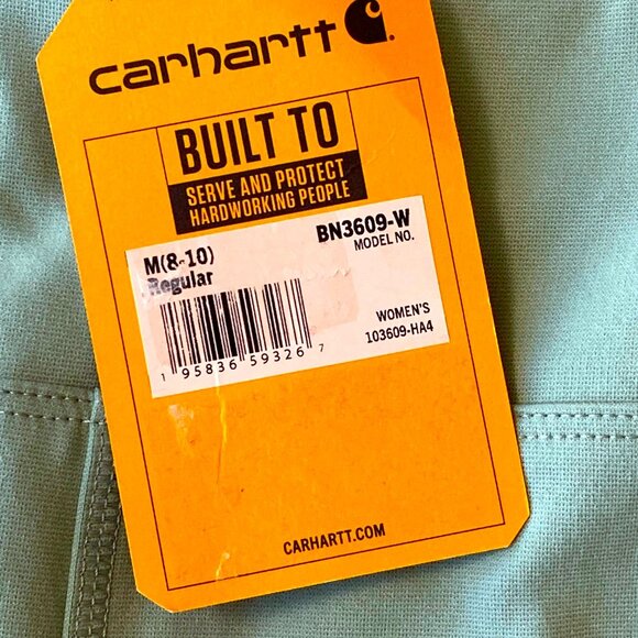 Carhartt Force Fitted Lightweight Utility Legging Women's Medium M Blue Surf NWT - Picture 5 of 11